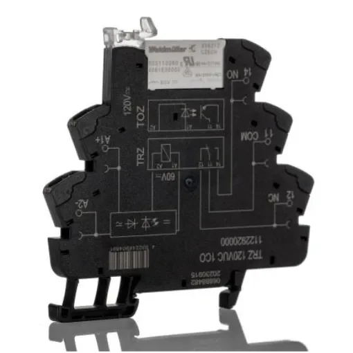 Weidmuller TRZ Series Interface Relay, DIN Rail Mount, 110V Coil, SPDT, 1-Pole - 1122920000 product image