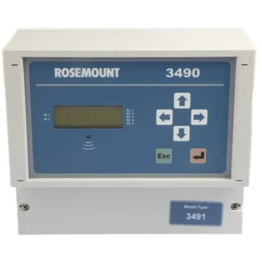 Rosemount 3490 Series Level Controller - Wall Mount ATEX, 115 [arrow/] 230 V ac 1 Current, Voltage Input 1 x 4 - 20mA + - 3491L1P6I1 product image