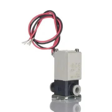 SMC 2/2 Pneumatic Solenoid Valve - Solenoid/Spring One-Touch Fitting 6 mm VDW Series 24V dc - VDW20GA product image