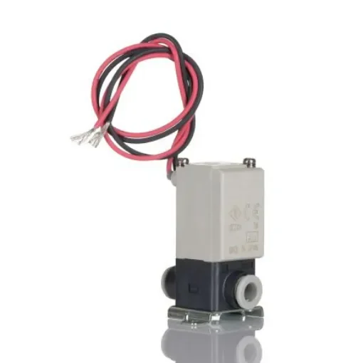 SMC 2/2 Pneumatic Solenoid Valve - Solenoid/Spring One-Touch Fitting 6 mm VDW Series 24V dc - VDW20GA product image