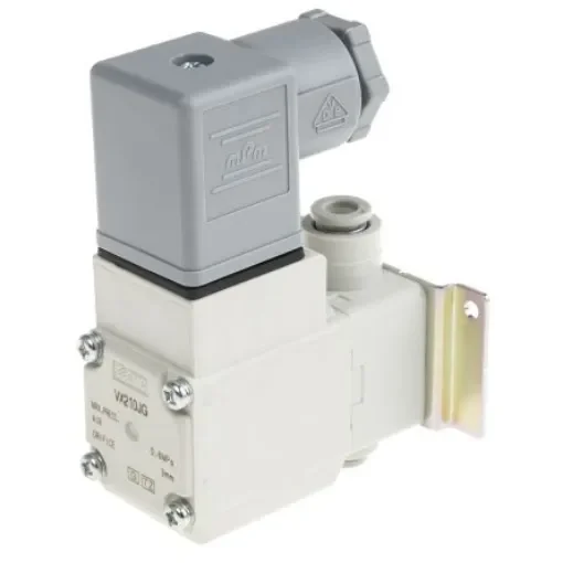 SMC 2/2 Pneumatic Solenoid Valve - Solenoid/Spring One-Touch Fitting 6 mm VX21 Series 24V dc - VX210JG product image