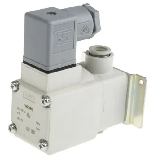 SMC 2/2 Pneumatic Solenoid Valve - Solenoid/Spring Push in 10 mm VX23 Series 24V dc - VX230HG product image