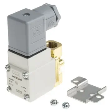 SMC 2/2 Pneumatic Solenoid Valve - Solenoid/Spring G 1/4 VX21 Series 24V dc - VX212EGAXB product image