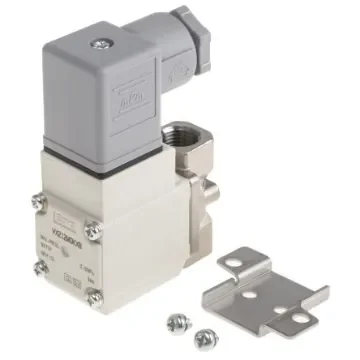 SMC 2/2 Pneumatic Solenoid Valve - Solenoid/Spring G 1/4 VX21 Series 24V dc - VX212MGKXB product image