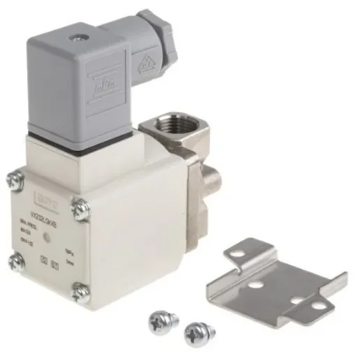 SMC 2/2 Pneumatic Solenoid Valve - Solenoid/Spring G 3/8 VX23 Series 24V dc - VX232LGKXB product image