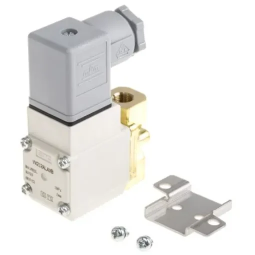SMC 2/2 Pneumatic Solenoid Valve - Solenoid/Spring G 1/8 VX21 Series 230V ac - VX212ALAXB product image