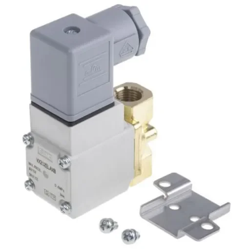 SMC 2/2 Pneumatic Solenoid Valve - Solenoid/Spring G 1/4 VX21 Series 230V ac - VX212ELAXB product image