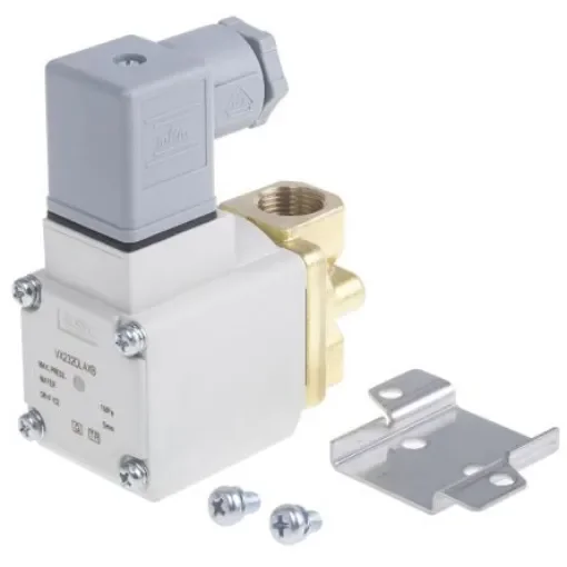 SMC 2/2 Pneumatic Solenoid Valve - Solenoid/Spring G 3/8 VX23 Series 230V ac - VX232DLAXB product image