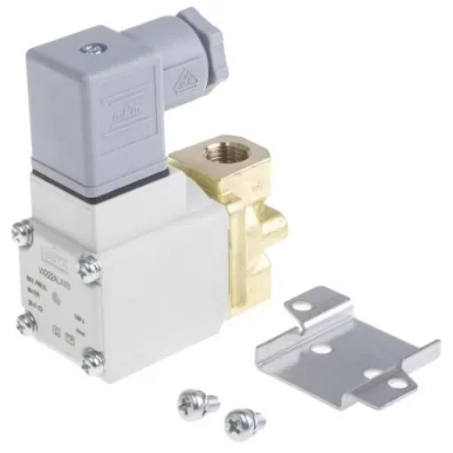 SMC 2/2 Pneumatic Solenoid Valve - Solenoid/Spring G 1/4 VX22 Series 230V ac - VX222ALAXB product image