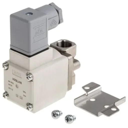 SMC 2/2 Pneumatic Solenoid Valve - Solenoid/Spring G 3/8 VX23 Series 230V ac - VX232LLKXB product image
