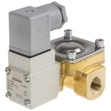 SMC 2/2 Pneumatic Solenoid Valve - Solenoid/Pilot/Spring G 3/8 VXD Series 24V dc - VXD242GGA product image