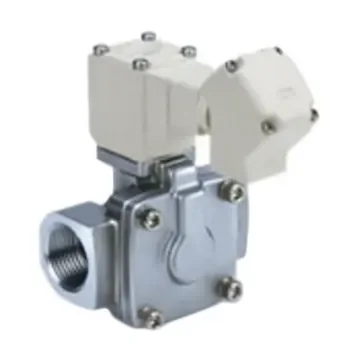 SMC 2/2 Pneumatic Solenoid Valve - Solenoid/Pilot/Spring G 1/2 VXD Series 230V ac - VXD242KLK product image