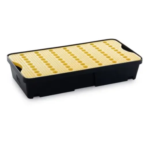 RS PRO Polyethylene Spill Tray with Grate for Industrial Storage, 30L Capacity - 8930366 product image