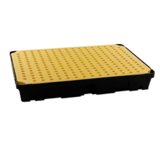 RS PRO Polyethylene Spill Tray with Grate for Industrial Storage, 100L Capacity - 8930388 product image