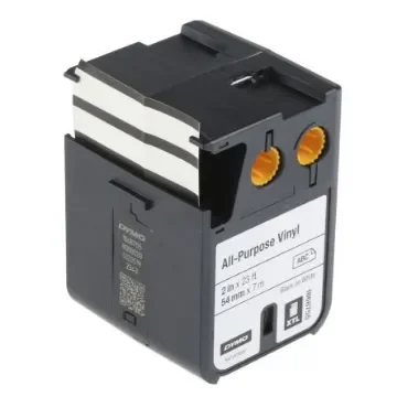 Dymo XTL Black on White Label Printer Tape, 7 m Length, 54 mm Width - 1868755 product image