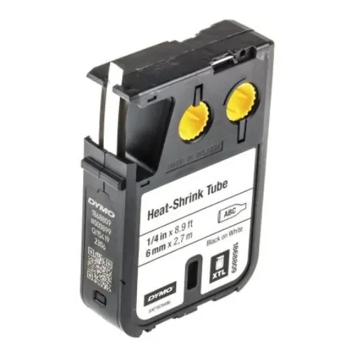 Dymo XTL Black on White Label Printer Tape, 2.9 m Length, 6 mm Width - 1868809 product image