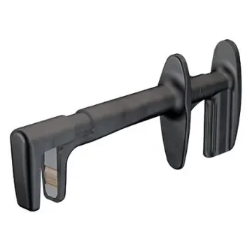 Staubli Black Grabber Clip with Right Angle Jaws, 32A, 1kV, 4mm Socket - 66.9435-21 product image