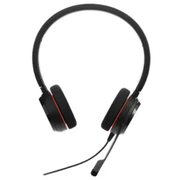 Jabra Evolve 20 Black Wired USB A On Ear Headset - 4999-823-109 product image