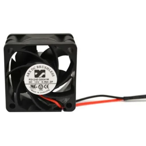 ARX CeraDyna Series Axial Fan, 12 V dc, DC Operation, 28.30m³/h, 3.72W, 40 x 40 x 28mm - FD1240-D0042M2AL product image