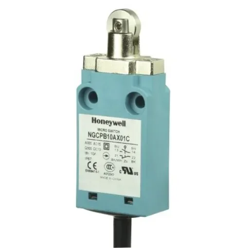 Honeywell NGC Series Roller Plunger Limit Switch, NO/NC, IP67, SPDT, Plastic Housing, 240V ac Max, 6A Max - NGCPB10AX01C product image