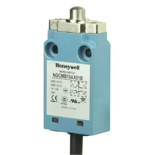 Honeywell NGC Series Plunger Limit Switch, 2NO/2NC, IP67, DPDT, Metal Housing, 10mA Max - NGCMB50AX32B product image