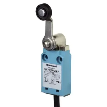 Honeywell NGC Series Roller Lever Limit Switch, 2NO/2NC, IP67, DPDT, Plastic Housing, 10mA Max - NGCPB50AX32A1A product image