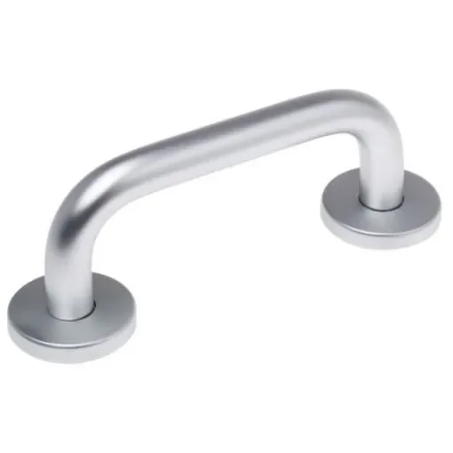 RS PRO Satin Aluminium Handle 66 mm Height, 171mm Length - 8946850 product image