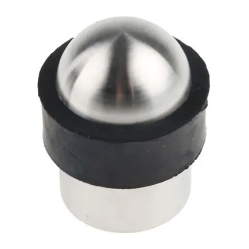 RS PRO Silver Stainless Steel Floor-Mounted Door Stop - 8946935 product image