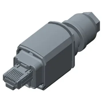 TE Connectivity 215875 Series Male RJ45 Connector, Cable Mount, Cat5e, Shielded, Unshielded Shield Straight 1 Port 8P8C - 2120864-1 product image