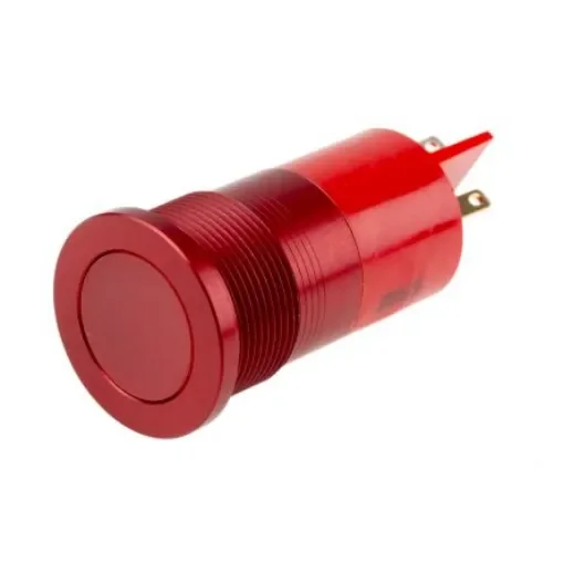 RS PRO Red Panel Mount Indicator, 28V, 22mm Mounting Hole Size, Faston, Solder Lug Termination, IP67 - 8987687 product image