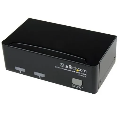StarTech.com 2 Port USB VGA KVM Switch, 1920 x 1440 Maximum Resolution - SV231USBGB product image