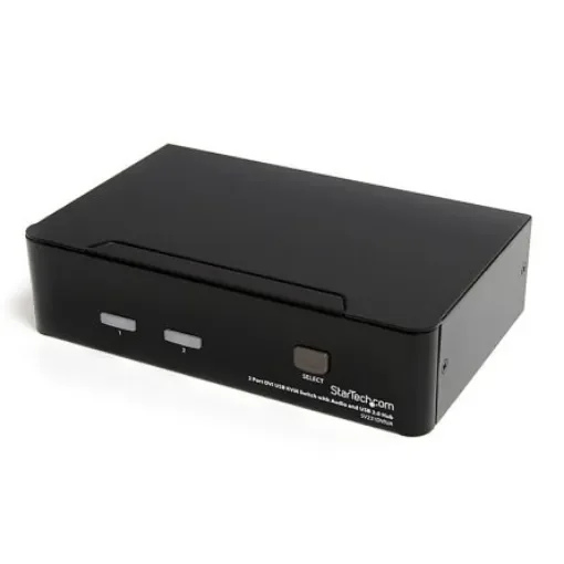 StarTech.com 2 Port USB DVI KVM Switch, 3.5 mm Stereo 1920 x 1200 Maximum Resolution - SV231DVIUA product image