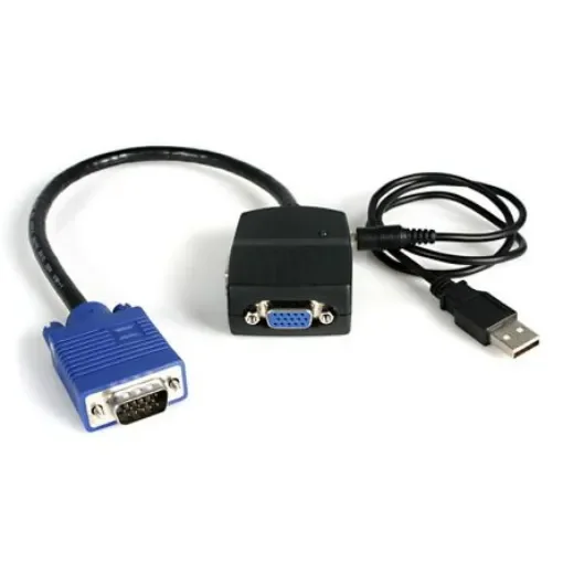 StarTech.com 2 Port 1 Input 2 Output VGA Splitter 2048 x 1536 - ST122LE product image