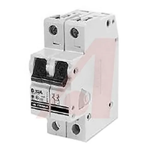 Altech Thermal Circuit Breaker - V-EA 2 Pole 480Y/277V Voltage Rating DIN Rail Mount, 2A Current Rating - 2EU2 product image