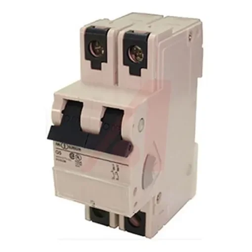 Altech Thermal Circuit Breaker - V-EA 2 Pole 277V Voltage Rating DIN Rail Mount, 0.3A Current Rating - 2G03UM product image
