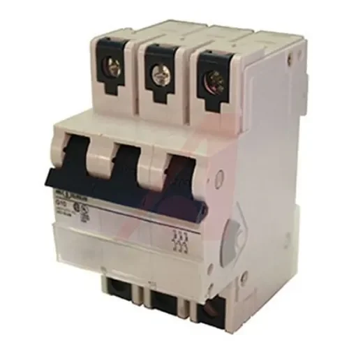 Altech Thermal Circuit Breaker - V-EA 3 Pole 480Y/277V Voltage Rating DIN Rail Mount, 50A Current Rating - 3D50UM product image