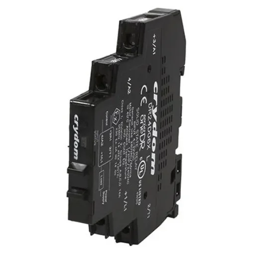 Sensata Crydom DR Series Solid State Interface Relay, 32 V dc Control, 6 A dc Load, DIN Rail Mount - DR48D06X product image