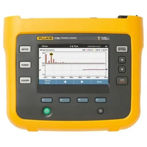 Fluke 1736 Three Phase Power Energy Monitor & Logger, Bluetooth, USB, Wi-Fi, 4 Input Channel(s) - FLUKE-1736/EUS product image