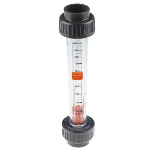 Georg Fischer Short Version Series Variable Area Flow Meter for Liquid, 100 L/h Min, 1000 L/h Max - 198803329 product image