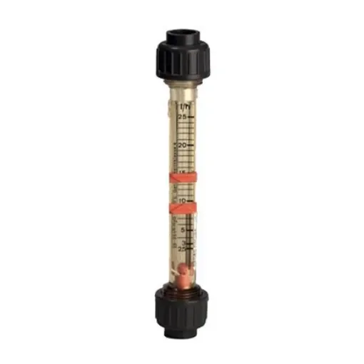 Georg Fischer Short Version Series Variable Area Flow Meter for Liquid, 15 L/h Min, 150 L/h Max - 198801896 product image