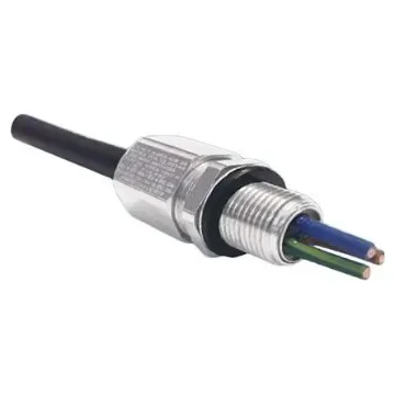 Moflash A2EX-QS Series Brass Nickel Plated Brass Cable Gland, M20 Thread, 11mm min., 15mm max., IP66, IP68 - 50203 product image