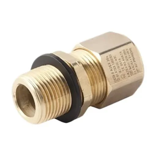 Moflash A2EX Series Metallic Stainless Steel Cable Gland, M20 Thread, 11mm min., 15mm max., IP66, IP68 - 50211 product image
