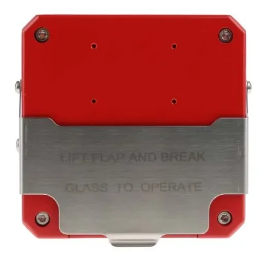 Moflash CP135 Series Red Break Glass Call Point, Break Glass Operated, Indoor/Outdoor Use, Resettable, Mains-Powered - CP135SNNYNFATRD product image
