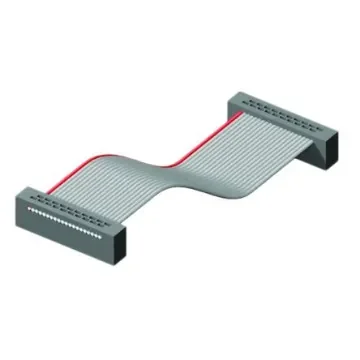 Samtec FFSD Series Flat Ribbon Cable, 40-Way, 1.27mm Pitch, 250mm Length, Tiger Eye IDC to Tiger Eye IDC - FFSD-20-D-10.00-01-N product image