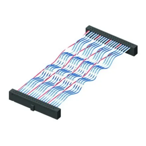 Samtec FFTP Series Flat Ribbon Cable, 26-Way, 1.27mm Pitch, 220mm Length, Tiger Eye IDC to Tiger Eye IDC - FFTP-13-D-08.77-01-N product image