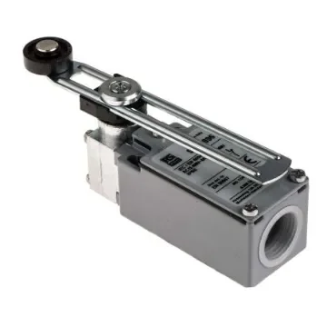 RS PRO Adjustable Roller Lever Limit Switch, NO/NC, IP66, DPST, Zinc Alloy Housing, 400V ac Max, 10A Max - 9026896 product image
