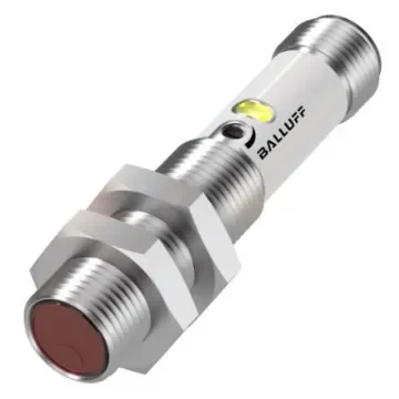 BALLUFF Retroreflective Photoelectric Sensor, Barrel Sensor, 3 m Detection Range - BOS 12M-PS-PR10-S4 product image