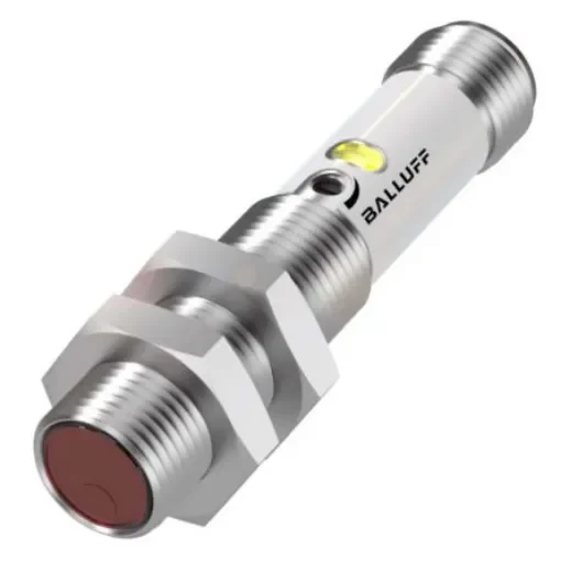 BALLUFF Retroreflective Photoelectric Sensor, Barrel Sensor, 3 m Detection Range - BOS 12M-PS-PR10-S4 product image