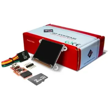 4D Systems 1.5in White Passive matrix OLED Display Starter Kit 128 x 128pixels Matrix Serial Interface - SK-128G2 product image