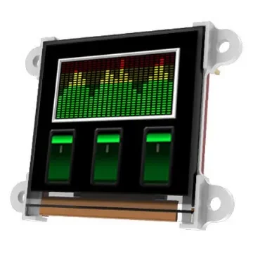 4D Systems 1.5in White Passive matrix OLED Display 128 x 128pixels Matrix Serial Interface - UOLED-128-G2 product image